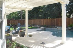 Pool with concrete and patio cover in Granite Bay