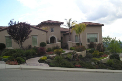 Stucco retaining walls