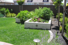 Stucco Vegetable Garden