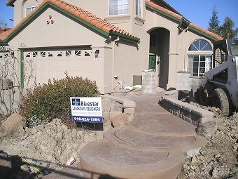 Stanford Ranch landscape construction in progress