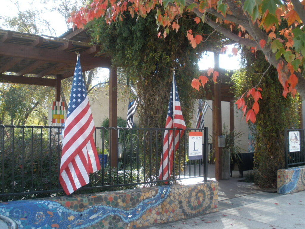 Entry at Armed Forces Community Garden