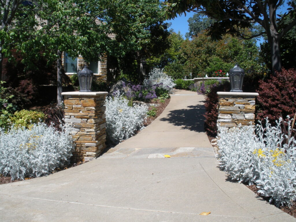 Front entry columns