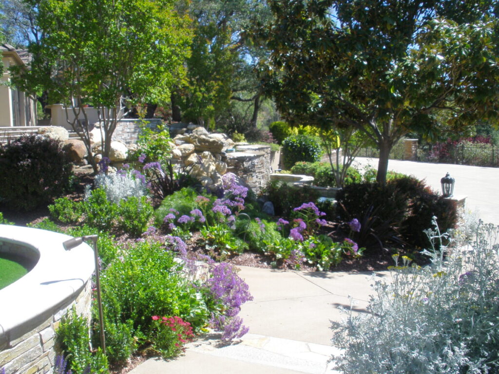 Walls and plantings