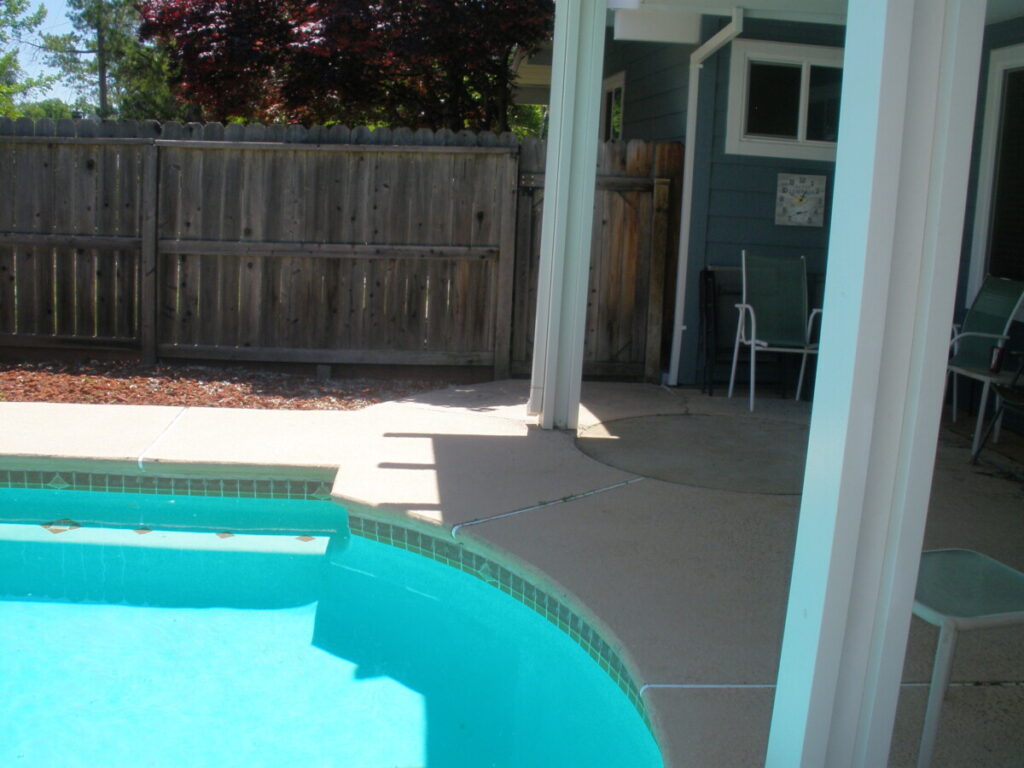 Fence to be removed for patio